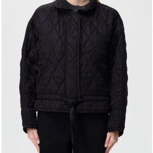 Isabel Marant Etoile ZAKIANE JACKET quilted black puffer jacket size 8 medium